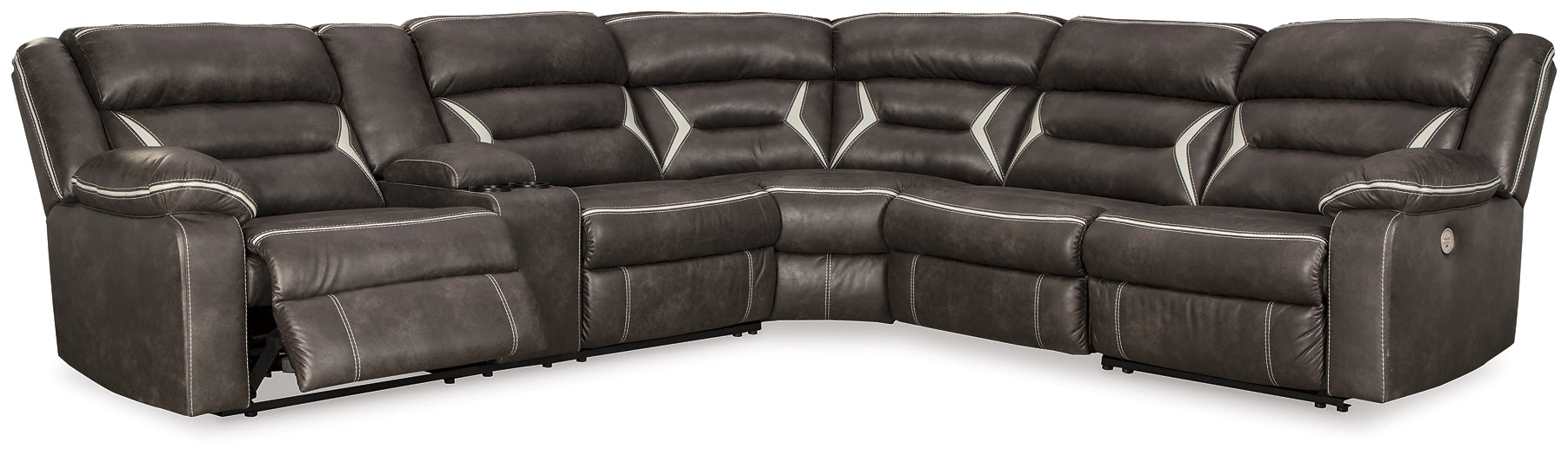 Kincord 4-Piece Power Reclining Sectional