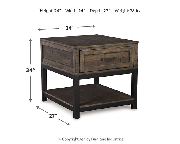 Johurst Rectangular End Table