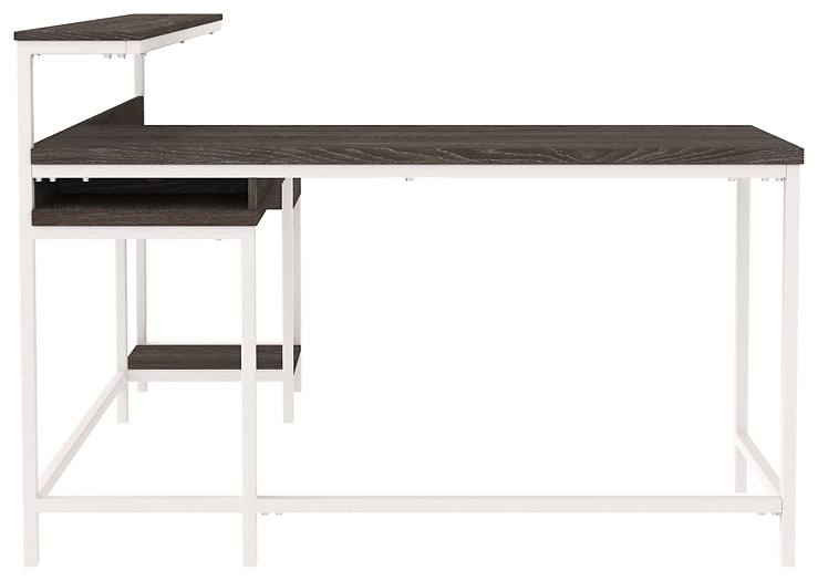 Dorrinson L-Desk with Storage