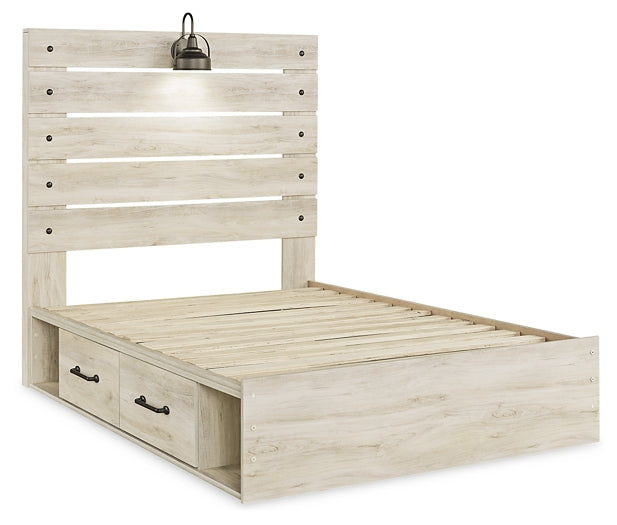 Cambeck  Panel Bed With 2 Storage Drawers