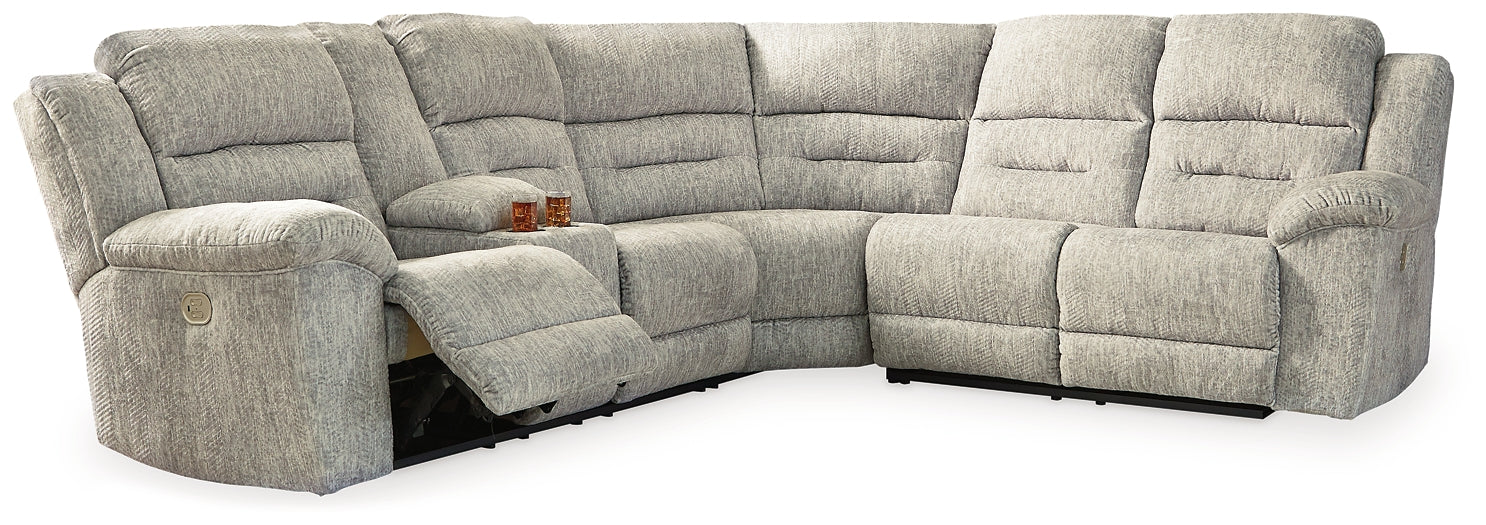 Family Den 3-Piece Power Reclining Sectional