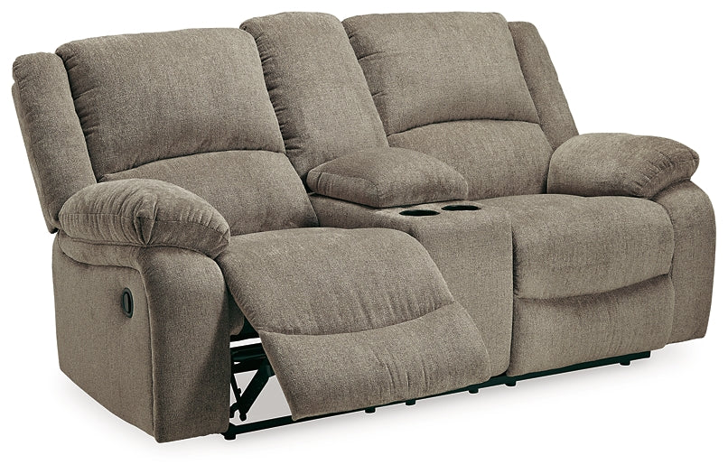 Draycoll DBL Rec Loveseat w/Console