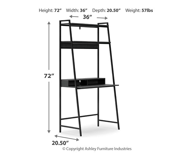 Yarlow Home Office Desk and Shelf