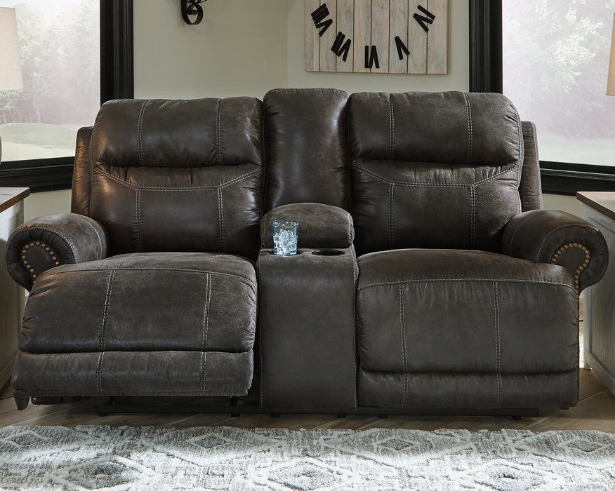 Grearview PWR REC Loveseat/CON/ADJ HDRST