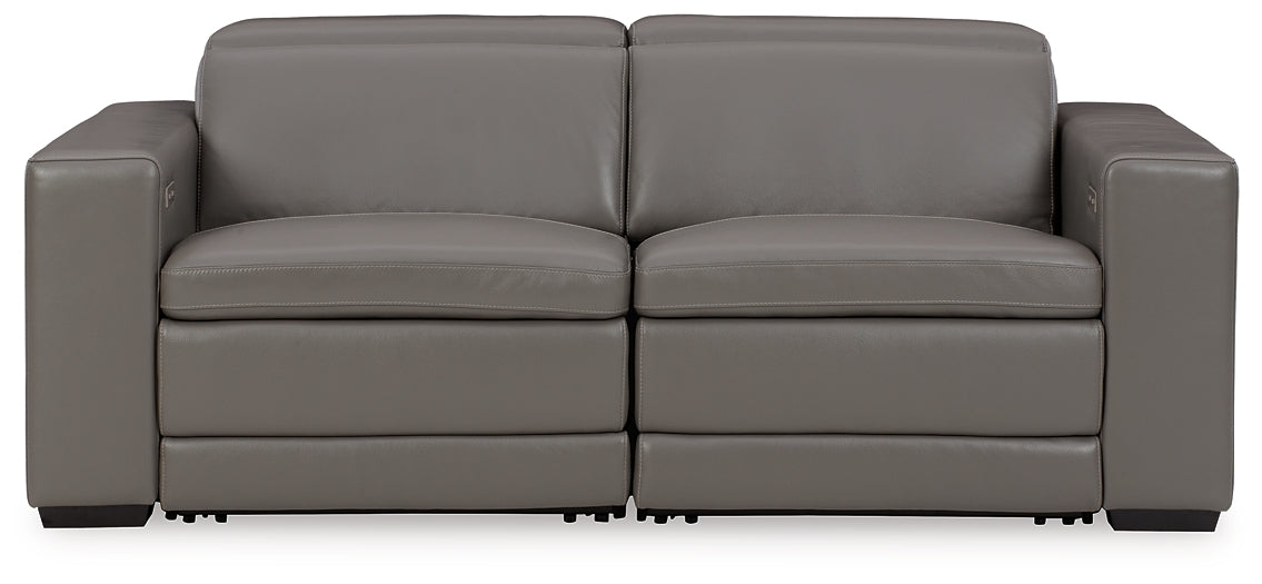 Texline 3-Piece Power Reclining Sectional Loveseat