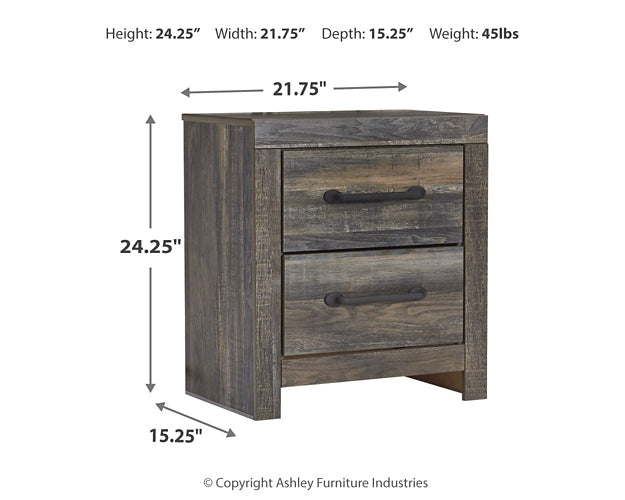 Drystan Full Bookcase Bed with 4 Storage Drawers with Mirrored Dresser, Chest and Nightstand