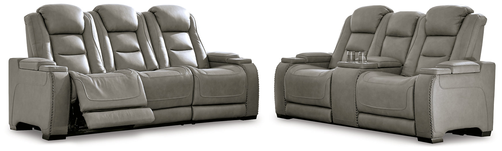 The Man-Den Sofa and Loveseat