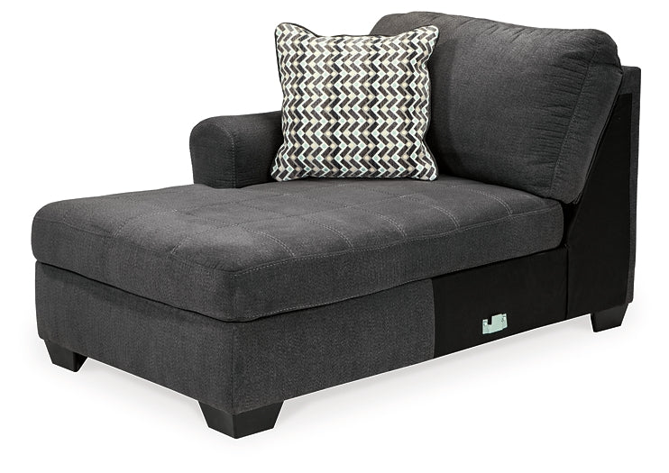 Ambee 3-Piece Sectional with Ottoman