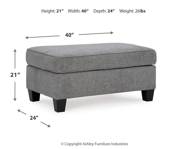 Mathonia Chair and Ottoman