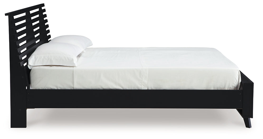 Danziar  Slat Panel Bed