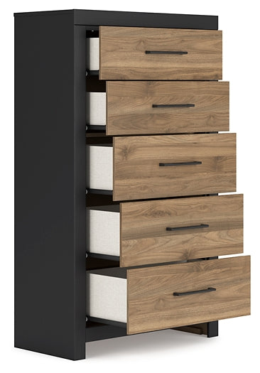 Vertani Five Drawer Chest