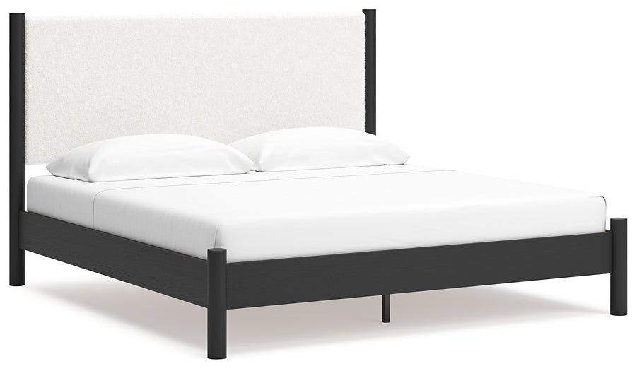 Cadmori  Upholstered Panel Bed