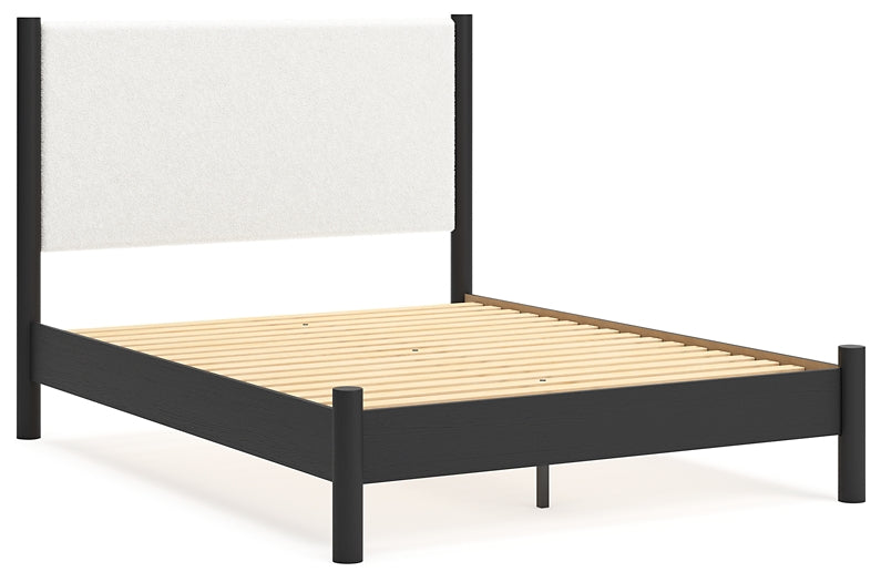 Cadmori  Upholstered Panel Bed