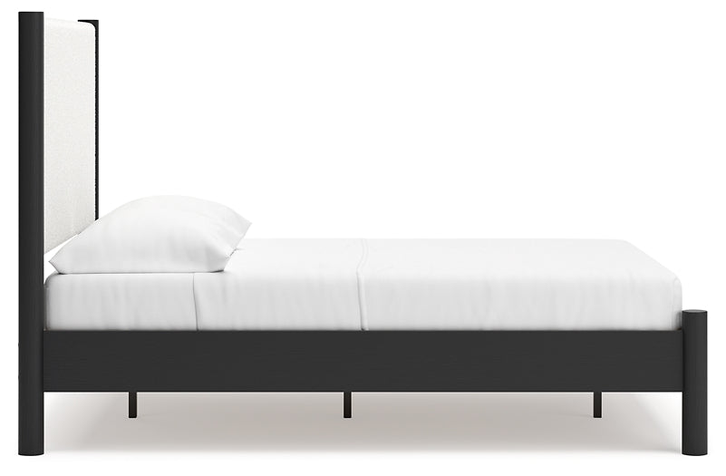 Cadmori  Upholstered Panel Bed