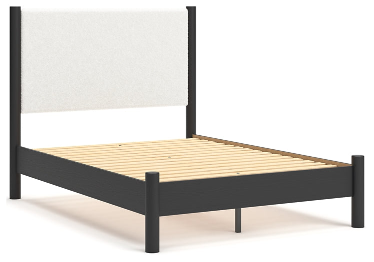 Cadmori  Upholstered Panel Bed